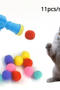 Peluş Top Atan İnteraktif Kedi Oyuncağı