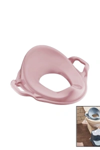 Pembe Kulplu Çocuk Klozet Adaptörü