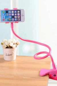 Pembe Renk Akrobat Telefon Tutucu Oynar Başlıklı