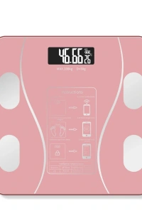 Pembe Renk Bluetooth Özellikli Akıllı Tartı