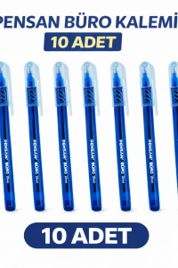 Pensan Büro Tükenmez Kalem 1.0 mm Mavi 10 Adet