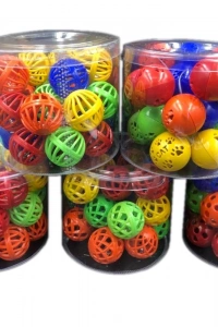 Petzoom Çıngıraklı Kedi Topu 100 Adet