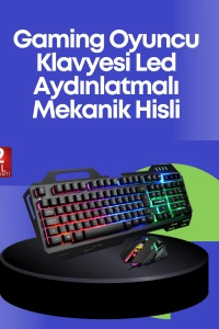 PG8018 LED Aydınlatmalı Mekanik Klavye Mouse – Oyunlarda Üstün Performans