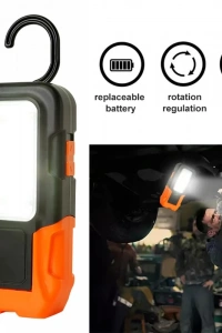 Pilli Çok Amaçlı LED Işık - Mıknatıslı - Kancalı