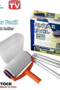 Pintar Facil Pratik Damlatmayan Boya Rulosu Ve Fırçası