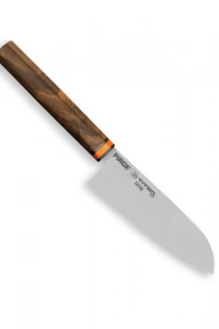 Pirge 12105 Titan East Santoku Şef Bıçağı 16 cm - Ceviz Sap