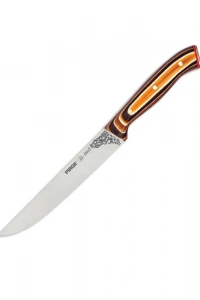 Pirge 32050 Elite Mutfak, Ekmek Bıçağı 15,5 cm - Kahverengi Perçinli Kompozit Sap