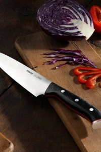Pirge 32160 Elite Şef Bıçağı 19 cm - Perçinli Kahverengi Kompozit Sap