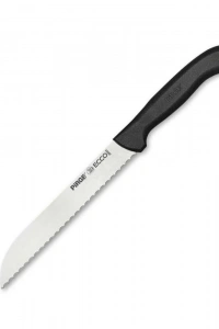 Pirge 38024 Ecco Pro Ekmek Bıçağı 17,5 cm - Siyah