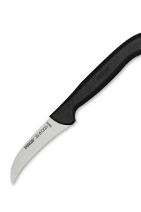 Pirge 38044 Ecco Kıvrık Eğri Sebze Dekor Bıçağı 7,5 cm - Siyah