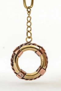 Pirinç Anahtarlık Model 5