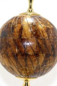 Pirinç Dünya Küre Kemikli