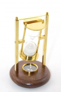 Pirinç Pusulalı Kum Saati Model 2