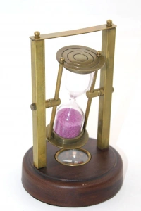 Pirinç Pusulalı Kum Saati Model 7