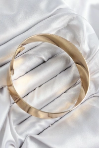 Pirinç Sarmal Model Gold Renk Pazu Bileklik