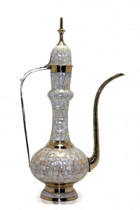 Pirinç Sedefli İbrik 55 Cm