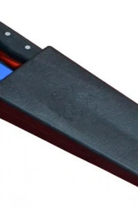 Plastik Bıçak Kütüklüğü 4 lü - Kırmızı, Plastik, Kemerlikli Bıçak Çanta