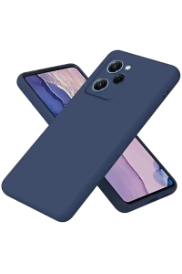 Poco X5 Pro 5G Nano içi Kadife Silikon - Lacivert