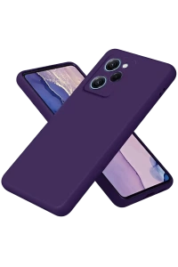 Poco X5 Pro 5G Nano içi Kadife Silikon - Mor