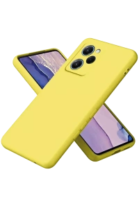 Poco X5 Pro 5G Nano içi Kadife Silikon - Sarı