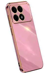 Poco X6 Pro Kılıf Volet Silikon - Mor