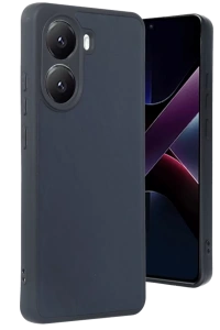 Poco X7 Pro Kılıf Aras Deri Kapak - Lacivert