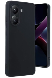 Poco X7 Pro Kılıf Aras Deri Kapak - Siyah