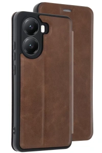 Poco X7 Pro Kılıf Flip Cover - Taba
