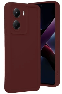 Poco X7 Pro Viera Silikon - Bordo