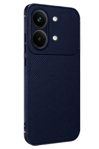 Poco X8 Pro Max Auto Focus Karbon Kapak - Lacivert