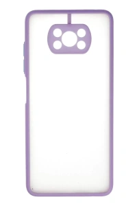 Pocophone X3 Kılıf Montreal Silikon Kapak - Mor