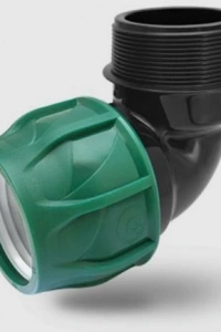 Poelsan Siyah 20X1/2 Erkek Dirsek