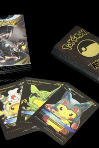 Pokemon Oyun Kartı Metalik Siyah Deste