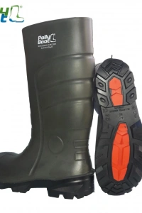 Pollyboot Vega 47 Numara Çelik Burunlu Çizme Poliüratan