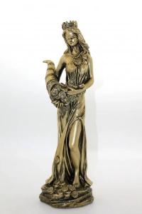 Polyester Bereket Tanrıçası Fortuna Figürü Model 1