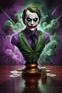 Polyester Joker Figür