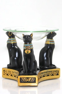 Polyester Mısır Kedisi Buhurdanlık