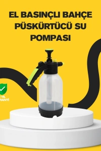 Pompalı Köpük Püskürtücü 2 Litre Dayanıklı Manuel Basınçlı Yıkama Şişesi