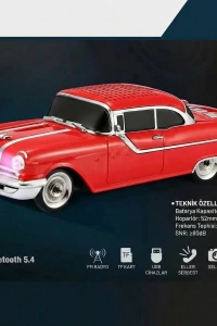 Pontiac Klasik Araba Tasarımlı Bluetooth Hoparlör