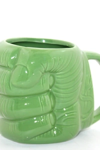 Porselen Hulk Eli Kupa Bardak