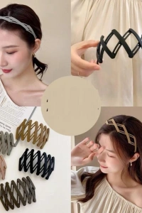 Portatif  Katlanabilir Saç Tacı Saç Tokası