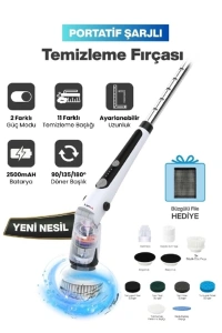 Portatif Şarjlı Temizleme Fırçası