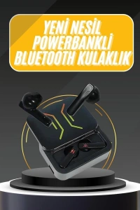 Powerbank Bluetooth Kulaklık  Kulaklığı Yüksek Ses Kaliteli