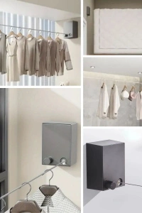 Pratik Geri Çekilebilir Çamaşır İpi