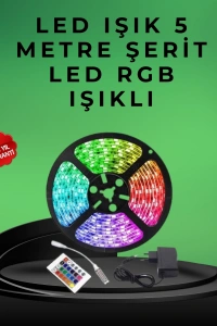 Pratik Kurulumlu 5 Metre Kumandalı Şerit LED