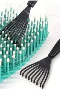 Pratik Saç Fırçası ve Tarak Temizleme Aparatı 2 Adet