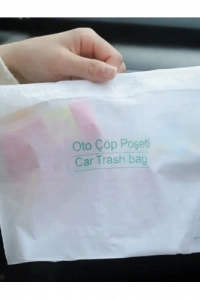 Pratik Su Geçirmez Oto Araba Çöp Poşeti 20 Adet