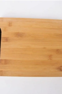 Pratik Tepsili Ahşap Kesme Tahtası