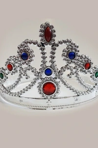 Prenses Parti Tacı Gümüş Rengi 1 Adet