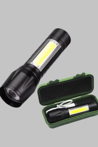 Profesyonel 4 Modlu Şarjlı El Feneri | 1300 mAh Batarya | Cree LED Teknolojisi